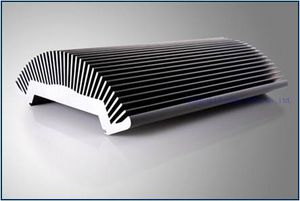 Industrial Aluminium Extrusion Profile in Heatsink and Tslot for AC