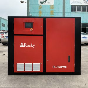 75HP Low Pressure Two-Stage Permanent Magnet Variable Frequency Screw Air Compressor