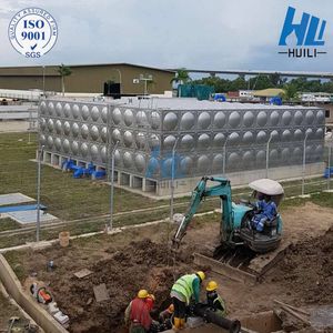 Cheap Price Fire Fighting Rainwater Sectional Welding Stainless Steel Tank in Malaysia Philippines India UAE Modular Water Tank