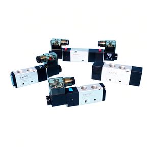 4V310-08 Air Directional Single Coil 5 Way 1/4 Pneumatic Solenoid Valve 24V