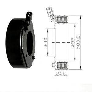 for FIAT Albea Doblo 1.3 Denso 10s08 Auto AC Parts Compressor Part Coil