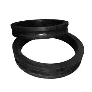 Factory Customized Cableway Accessory Black Rubber Wheels for Cable Car