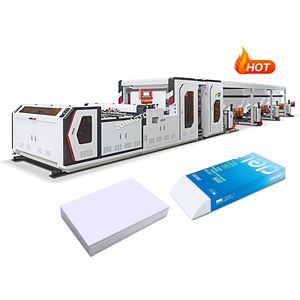 Industrial Ream Paper Making Cutting Packing Machine Automatic A4 Size Paper Cutter Machine Roll to Sheet Paper Guillotine Machine