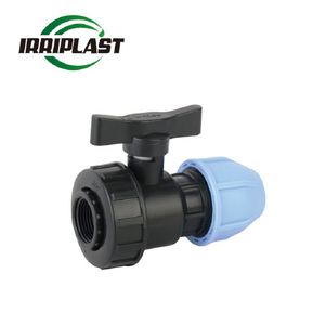 PP Single Union Female Ball Valve for Irrigation PP Compression Fitting