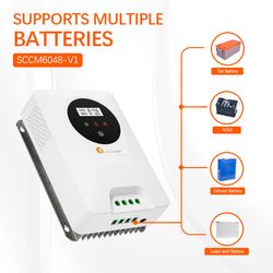 Felicity Solar Controller MPPT 12V 24V 48V 60A 80A 100A 120ah MPPT Solar Charger Controller with LED Regulator