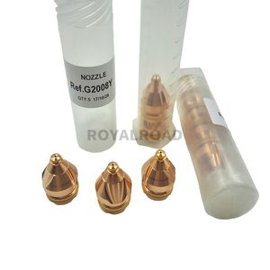 Industrial CNC Plasma Cutting Torch Consumables Kjellberg G2008Y .11.848.221.408 Shield/Swirl Ring/Electrode/Nozzle