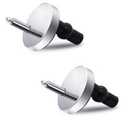 Quick Release Top Hinge Fixings Expanding Rubber Toilet Seat Hinge Replacement Parts with Screws Bolts and Nuts for Home Bathroom