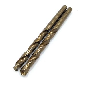 DIN 338 German HSS M35 Cobalt 5% Parallel Shank Twist Drill Bits for Stainless Steel/Steel/Metal