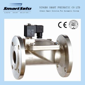 Flange Connection 2 Position 2 Port Pilot Acting Solenoid Valve