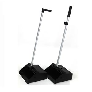 New Plastic Lobby Dustpan Broom with Long Handle Windproof Dustpan Brush