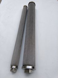 Customized Pleated Polymer Candle Filter Cartridge with Stainless Steel Metal Mesh