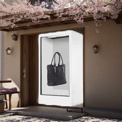 55 Inch Clear Transparent LCD Display Showcase Box Digital Signage Advertising Display