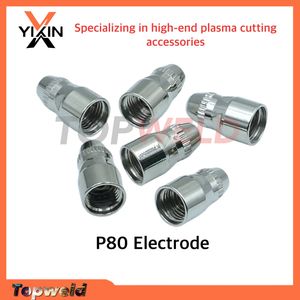 High Quality P80 Plasma Torch Electrode Nozzle Plasma Cutting Spare Parts P80 Consumables Nozzle and Electrode
