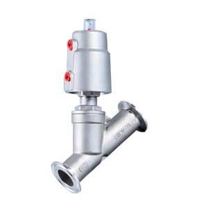 Double Acting Sanitary Stainless Steel Angle Seat Valve
