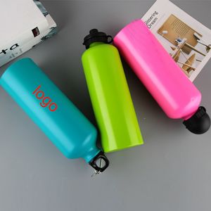 500ml Custom Branding Laser Engraving Logo Aluminum Sports Water Bottle