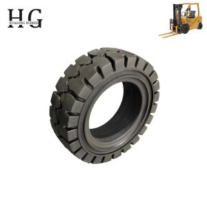 Heavy-Duty Solid Cushion Tires for Industrial Forklifts