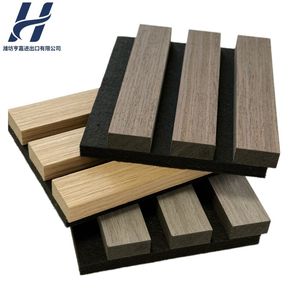 Hengjia Acoustic Wood Slat Panels for Modern Interior Design and Decoration