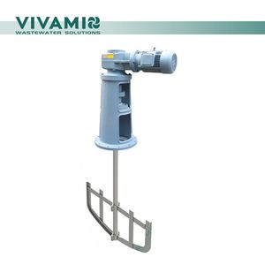 Vertical Agitator Mixer with Stainless Steel Shaft for Flocculation in Water Treatment