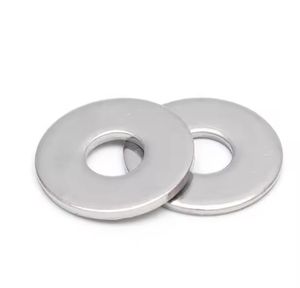 8.8 Grade HDG Carbon Steel Flat Round Washers for Bolted Connections/ Bolts Nuts Carbon Steel Plain Flat Washers Industrial DIN 125 M6-M36