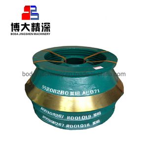 High Manganese Steel Cone Crusher Wear Parts Mantle Concave Bowl Liner