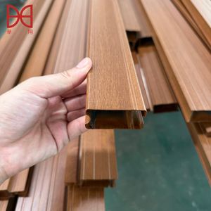 High-Quality 6063 Aluminum Wood-Grain Extruded Profiles — Suitable for Wood-Grain Applications