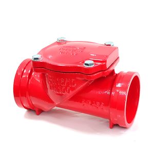 H84X Grooved Rubber Flap Check Valve EPDM/NBR Seal, ISO Certified