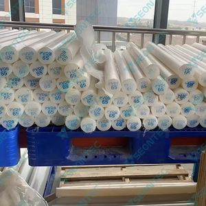 High Purity Plastic Rod Polyvinylidene Fluoride PVDF Rod Factory Price PVDF Round Bar