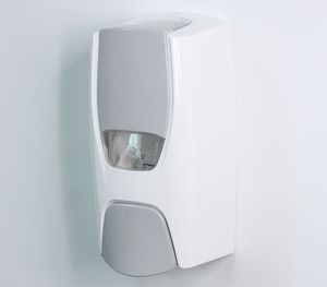 Bathroom Accessories Wall Mounted Refillable ABS Manual Soap Dispenser