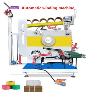 Plastic Machinery PP Pet Packaging Tape Automatic Winding Machine for Servo Motor Control