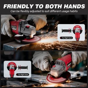 Multi-Function Angle Grinder Kit for Cutting, Grinding, Polishing