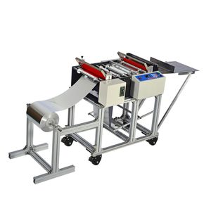 Vnyl PVC Sheet Cross Slitter Cutter film Paper Roll to Sheet Cutting Machine