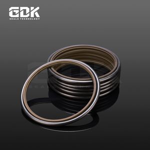 GDK Hydraulic Cylinder Reciprocating PTFE Step Seals Hbts Buffer Seal