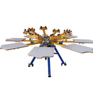 8 Color Manual Silk Screen Printer DIY T-Shirt Screen Printing Machine