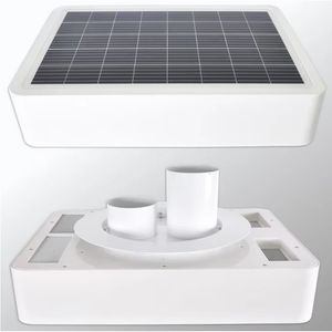 Solar Water Tank Cooler Fan Ice Bath Chiller with Filter Solar Powered Water Tank Tower Air Water Cooler Fan for Cooling System