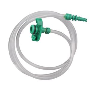 30cc/50cc Us Type Plastic Transparent Air Tubing Syringe Pneumatic Dispensing Accessories Plastic Air Tube Glue Barrel Adapters