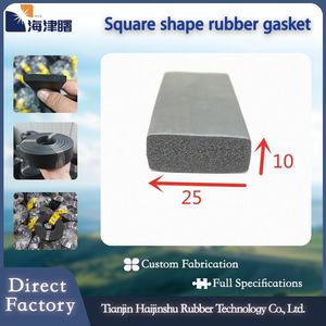 High Temperature EPDM Rubber Flat Strip for Electrical Cabinet Sealing