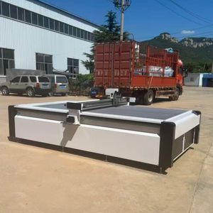 CNC White Cardboard Corrugated Board Carton Box Sample Maker Cutting Machine