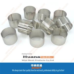 0.1 0.2 0.5 1mm 304 Stainless Steel Perforated Tube Filter