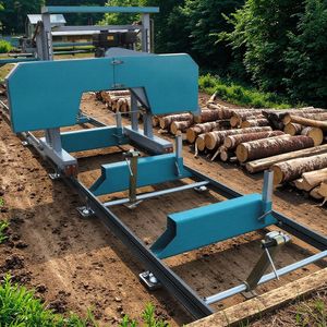 Volnos Bandsaw Mill Plank Cheap Portable Horizontal Sawmill Hydraulic in China Equipment Wood Top Rated