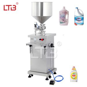 Commercial Chemical Lotion Shampoo Detergent Laundry Soap Wash Filler Bottling Packaging Equipment Cosmetic Cream Shower Gel Liquid Filling Packing Machine