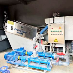 Corrosion-Resistant Energy-Saving Screw Dewatering Press Sludge Equipment for Sewage Treatment