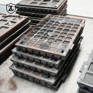 Durable Spray Painted Crusher Parts for Jaw Plate with Machinery Test