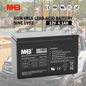 Mhb 12V 4.1ah Uninterruptible Power Supplies Lead Acid Industrial Battery for UPS System