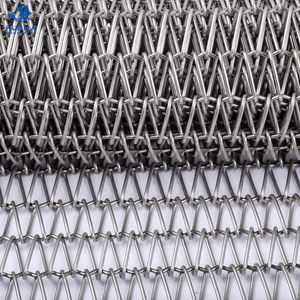 Stainless Steel Spiral Wires Conveyor Belt Mesh for Food Conveyor