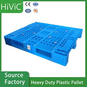 Plastic Pallet Manufacturer Heavy Duty Virgin HDPE Recycle Industrial Rackable Warehouse Storage Reusable Euro Stackable Plastic Pallet