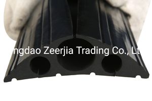 3 Channel Cable Hump Rubber Cable Protector Load Capacity 3-5tons Long Life Span