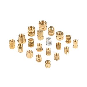 Customized Threaded Knurled Brass Insert Nut for Plastic and Wood