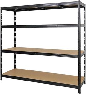 4 Tiers Heavy Duty Garage Steel Storage Shelving Unit