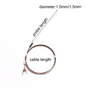 J Type Hot Runner Plastic Head Thermocouple Temperature Sensing Line