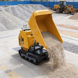 Hydraulic Mini Track Dumper with 1200kg Load Capacity